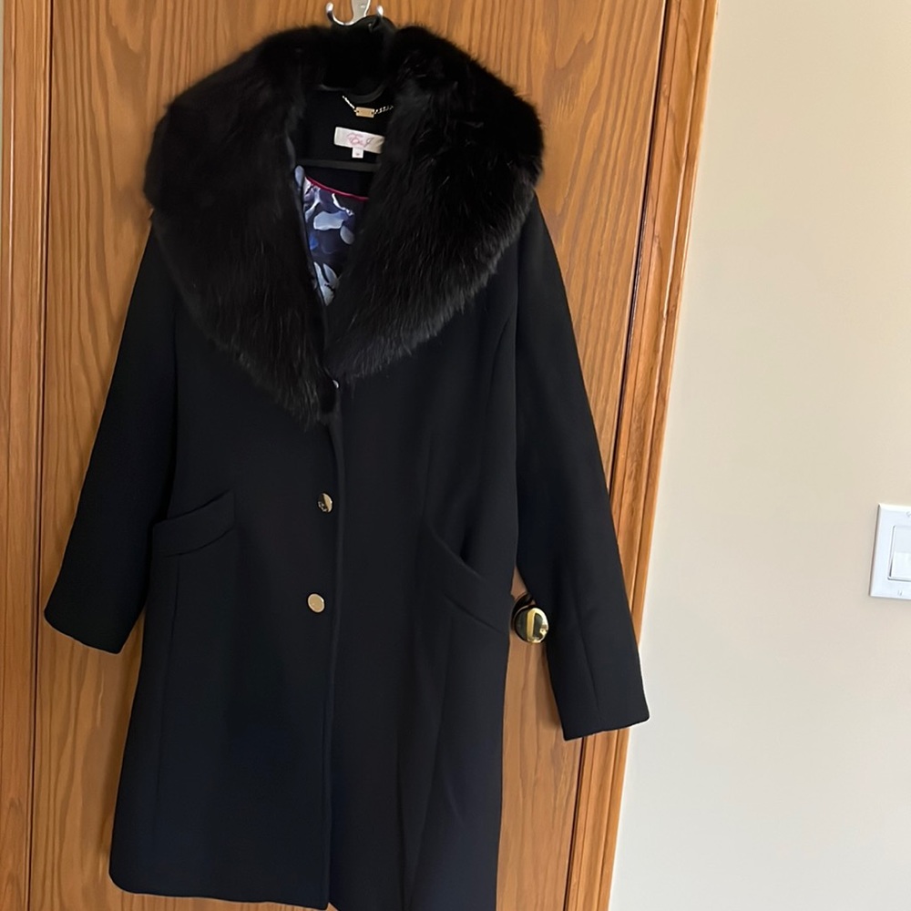 Eliza J winter coat. Size 12. Like new. Gorgeous condition. Black.